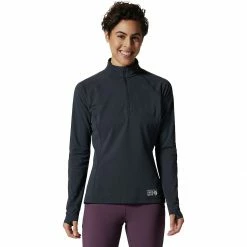 Budget ⌛ Mountain Hardwear Mountain Stretch 1/2 Zip Top Women's ⭐