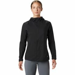 Best Pirce 🔥 Mountain Hardwear Kor Preshell Hooded Jacket Women's 🔔 -Mountain Hardwear Sales BLA 69