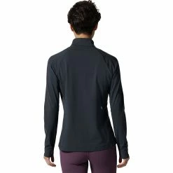 Budget ⌛ Mountain Hardwear Mountain Stretch 1/2 Zip Top Women's ⭐ -Mountain Hardwear Sales BLA D1 42