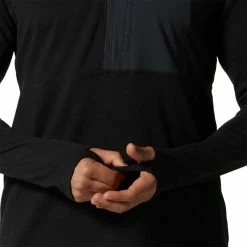 Flash Sale 🤩 Mountain Hardwear Rogue Pursuit 1/4 Zip Jacket Men's 💯 -Mountain Hardwear Sales BLA D2 7