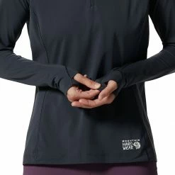 Budget ⌛ Mountain Hardwear Mountain Stretch 1/2 Zip Top Women's ⭐ -Mountain Hardwear Sales BLA D3 36
