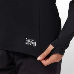 Best reviews of 👏 Mountain Hardwear Mountain Stretch Long Sleeve Crew Women's 🌟 -Mountain Hardwear Sales BLA D4 31