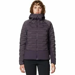 Hot Sale 🛒 Mountain Hardwear Stretchdown Hybrid Hooded Jacket Women's 🔔