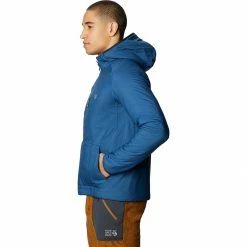 New ⭐ Mountain Hardwear Kor Strata Pullover Hooded Jacket Men's ✔️ -Mountain Hardwear Sales BLUHOR D2 2