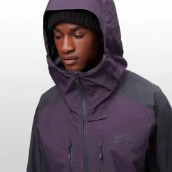 Best Sale 🎉 Mountain Hardwear The Viv GORE TEX Pro Jacket Men's 😍 -Mountain Hardwear Sales BLU D20
