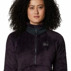 Hot Sale 🧨 Mountain Hardwear Polartec High Loft Pullover Women's 👍 -Mountain Hardwear Sales BLU D3