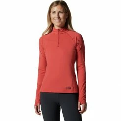 Budget ⌛ Mountain Hardwear Mountain Stretch 1/2 Zip Top Women's ⭐ -Mountain Hardwear Sales CAL