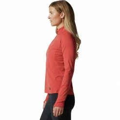 Budget ⌛ Mountain Hardwear Mountain Stretch 1/2 Zip Top Women's ⭐ -Mountain Hardwear Sales CAL D2