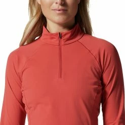 Budget ⌛ Mountain Hardwear Mountain Stretch 1/2 Zip Top Women's ⭐ -Mountain Hardwear Sales CAL D4