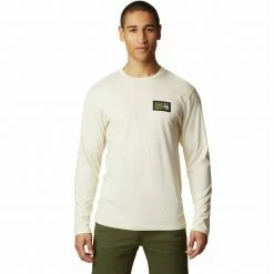Cheapest 🛒 Mountain Hardwear Classic Logo Long Sleeve T Shirt Men's 👍
