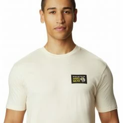 Outlet ⌛ Mountain Hardwear Classic Logo Short Sleeve T Shirt Men's 🌟 -Mountain Hardwear Sales COT D1