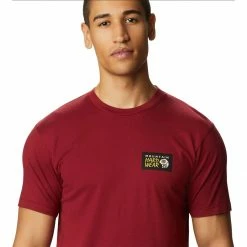 Outlet ⌛ Mountain Hardwear Classic Logo Short Sleeve T Shirt Men's 🌟 -Mountain Hardwear Sales DESRED D1 6