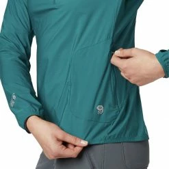 Hot Sale 🔔 Mountain Hardwear Kor Preshell Pullover Jacket Women's 😍 -Mountain Hardwear Sales DIV D4