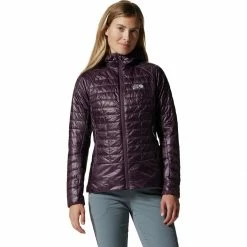 New 🧨 Mountain Hardwear Ghost Shadow Hooded Jacket Women's 🤩 -Mountain Hardwear Sales DUSPUR 5