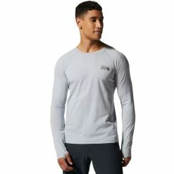 Hot Sale 💯 Mountain Hardwear Mountain Stretch Long Sleeve Top Men's 👏 -Mountain Hardwear Sales GLA