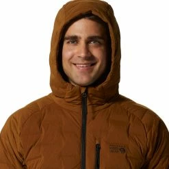 New 😀 Mountain Hardwear StretchDown Hooded Jacket Men's 👍 -Mountain Hardwear Sales GOLBRO D3