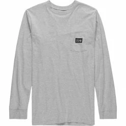 Best deal 😀 Mountain Hardwear Logo Label Long Sleeve Pocket T Shirt Men's 😀