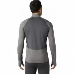 New 🎉 Mountain Hardwear Ghee Long Sleeve 1/2 Zip Top Men's 🎁 -Mountain Hardwear Sales HESK D1