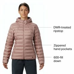 Outlet 💯 Mountain Hardwear Rhea Ridge Hooded Jacket Women's 🧨 -Mountain Hardwear Sales SMOQUA D4