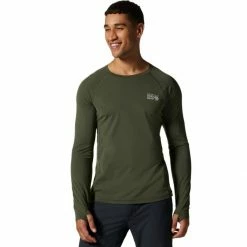 Hot Sale 💯 Mountain Hardwear Mountain Stretch Long Sleeve Top Men's 👏 -Mountain Hardwear Sales SURGRE 5