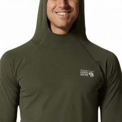 Buy 🌟 Mountain Hardwear Mountain Stretch Hoodie Men's 🤩 -Mountain Hardwear Sales SURGRE D4 5