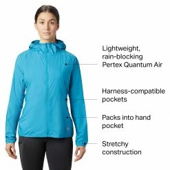 Best Pirce 🔥 Mountain Hardwear Kor Preshell Hooded Jacket Women's 🔔 -Mountain Hardwear Sales TRA D2 1
