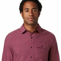 Budget 🛒 Mountain Hardwear Greenstone Long Sleeve Shirt Men's 💯 -Mountain Hardwear Sales WAROSCDOPR D8
