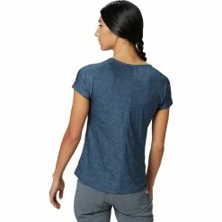 Best Pirce 👏 Mountain Hardwear Mighty Stripe Short Sleeve T Shirt Women's ❤️ -Mountain Hardwear Sales ZIN D1 7
