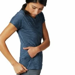 Best Pirce 👏 Mountain Hardwear Mighty Stripe Short Sleeve T Shirt Women's ❤️ -Mountain Hardwear Sales ZIN D2 7